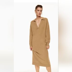 NWT Aritzia The Group by Babaton Circuit Dress Constant Camel Women’s Size XXS-M